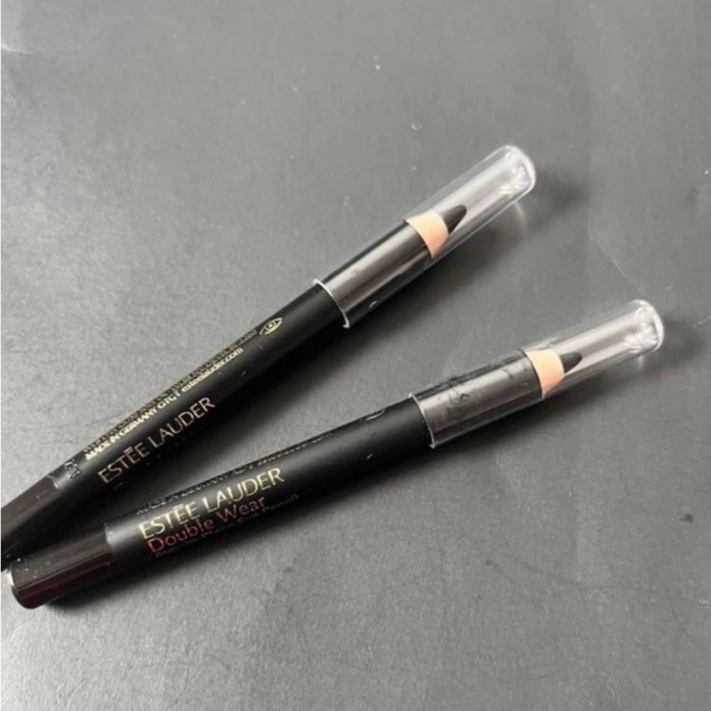 Estee Lauder Double Wear 24h Waterproof Gel Eye Pencil 01 Onyx Lot of 2